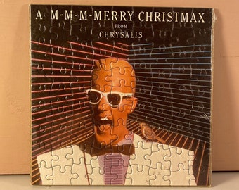 Unused Unopened Max Headroom Puzzle, Vintage Record Company Marketing, 1980s Chrysalis Promotional Giveaway, Pop Culture, Free Shipping