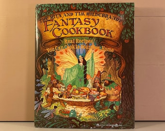 The Rita and Tim Hildebrandt Fantasy Cookbook, A Famous Tolkien Artist and his Culinary Wife, Artist Illustrated Real Cook Book, Ships Free