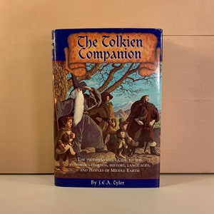 1976 The Tolkien Companion Hardcover Book, J. R. R. Tolkien Books, A to Z Reference Guide Book Encyclopedia, by JEA Tyler, Free Shipping