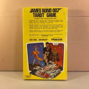 1973 SEALED James Bond 007 Tarot Game, James Bond Tarot Card Deck, U.S. Games Systems Inc, Live and Let Die Film, Memorabilia, Free Shipping