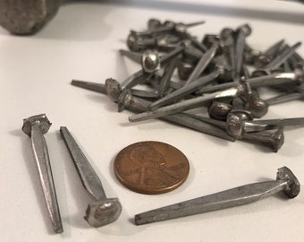 2/" Vintage Antique CUT SLATING NAILS 20 6d