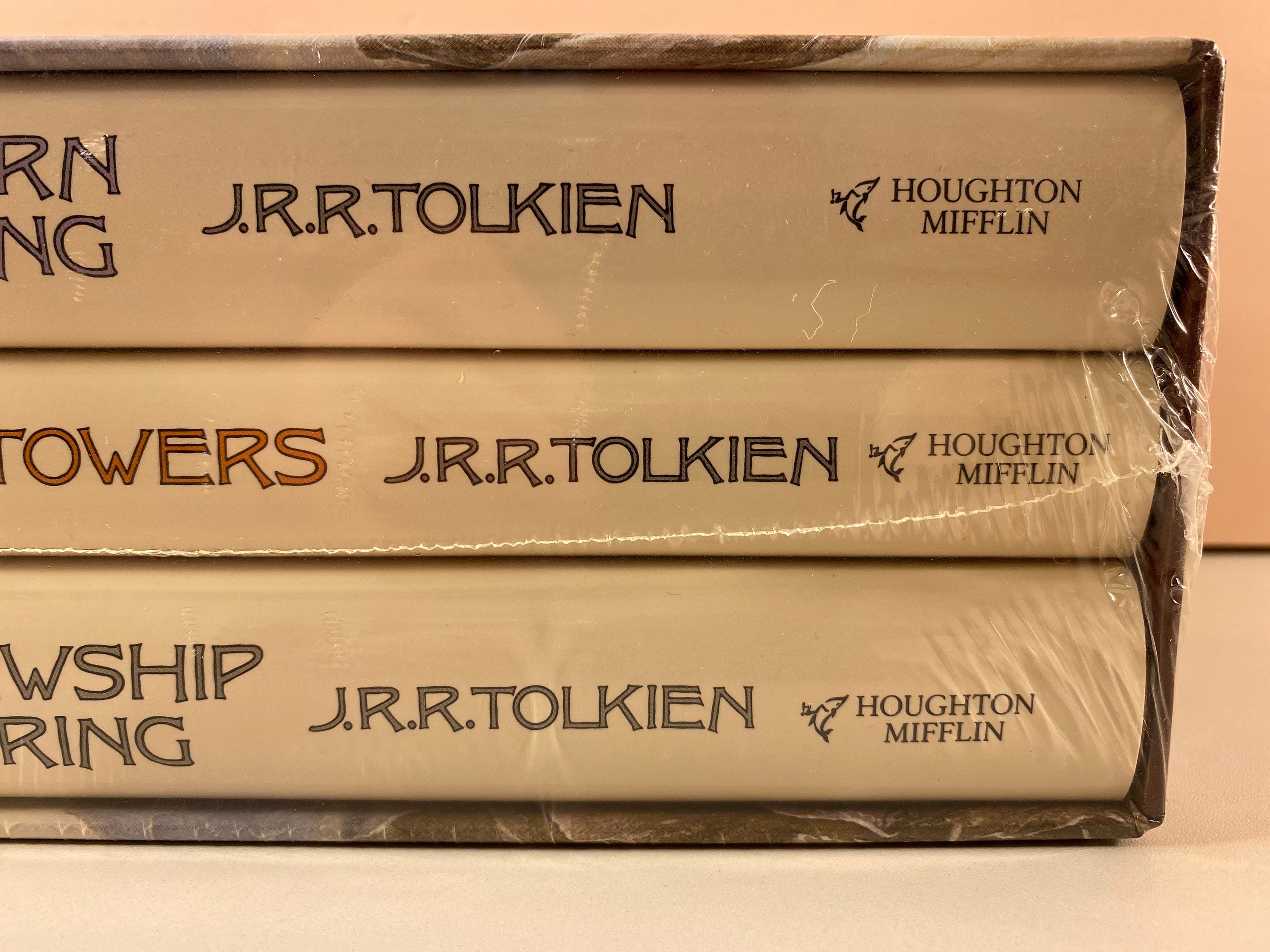 1990s SEALED LOTR Hardcover Book Box Set J.R.R. Tolkien, the Lord