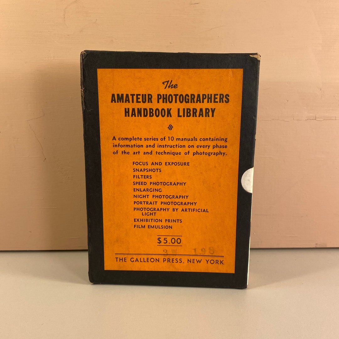 1940 the Amateur Photographers Handbook Library Vintage Book Etsy