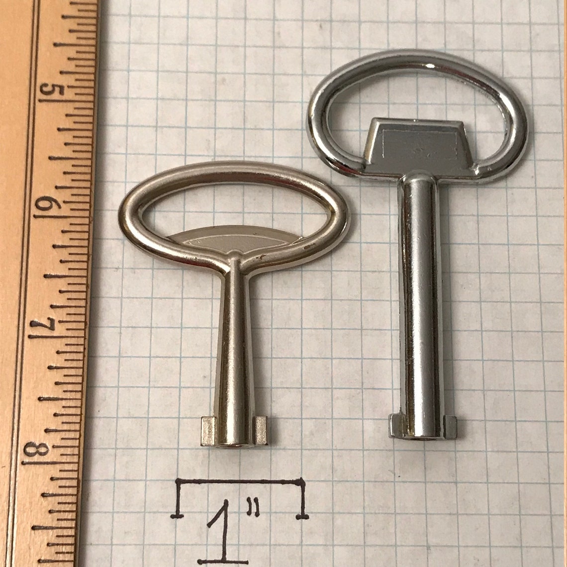 Large Skeleton Windup Key Old Clock Key Steam Punk Key Etsy