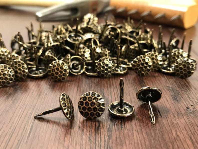 12 Inch Upholstery Nails Made in USA Decorative Hardware Metal Tacks