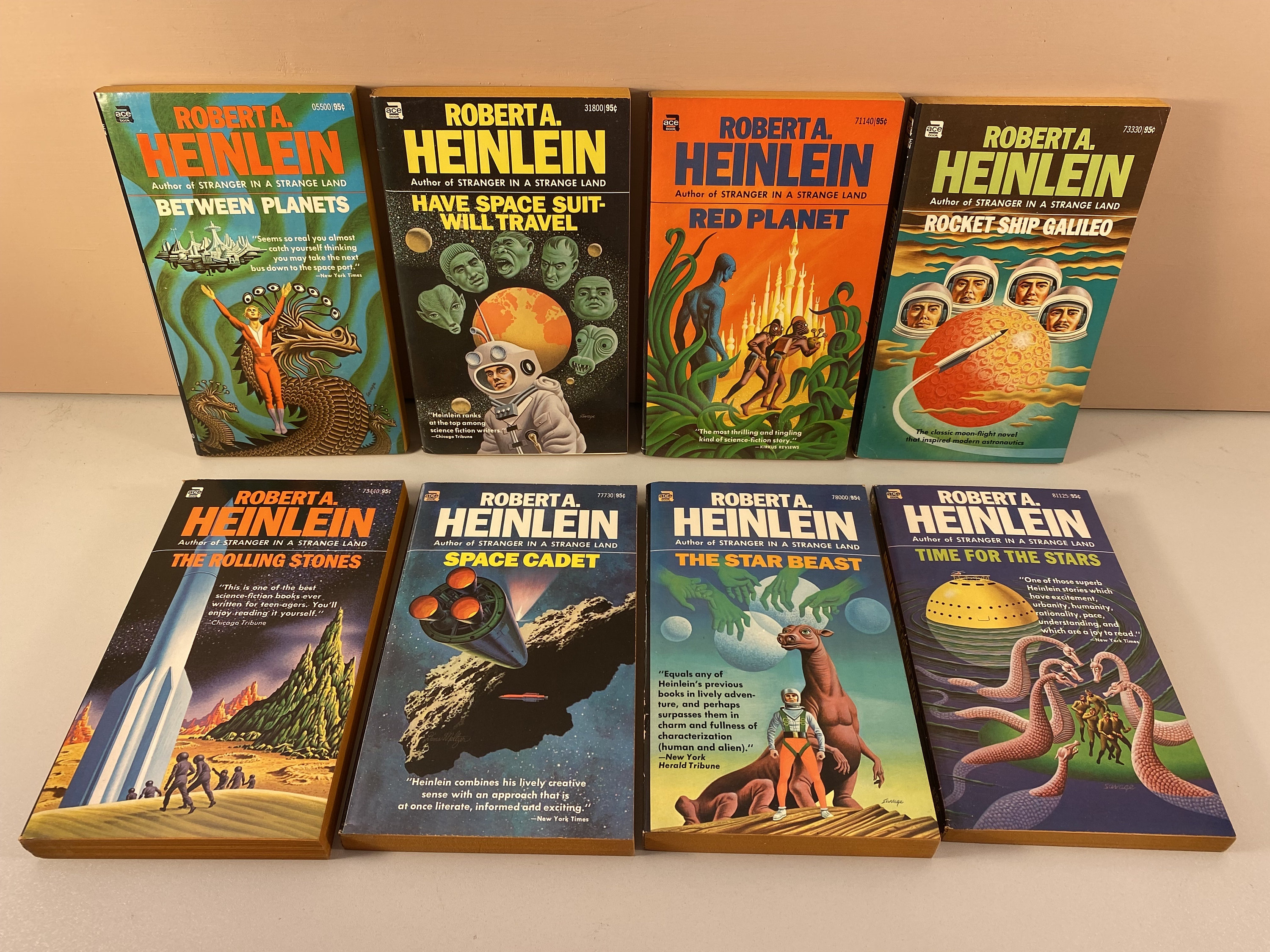 希少　Robert A. Heinlein 5冊セット　サイエンスフィクション 希少 Robert A. Heinlein 5冊セット サイエンスフィクション