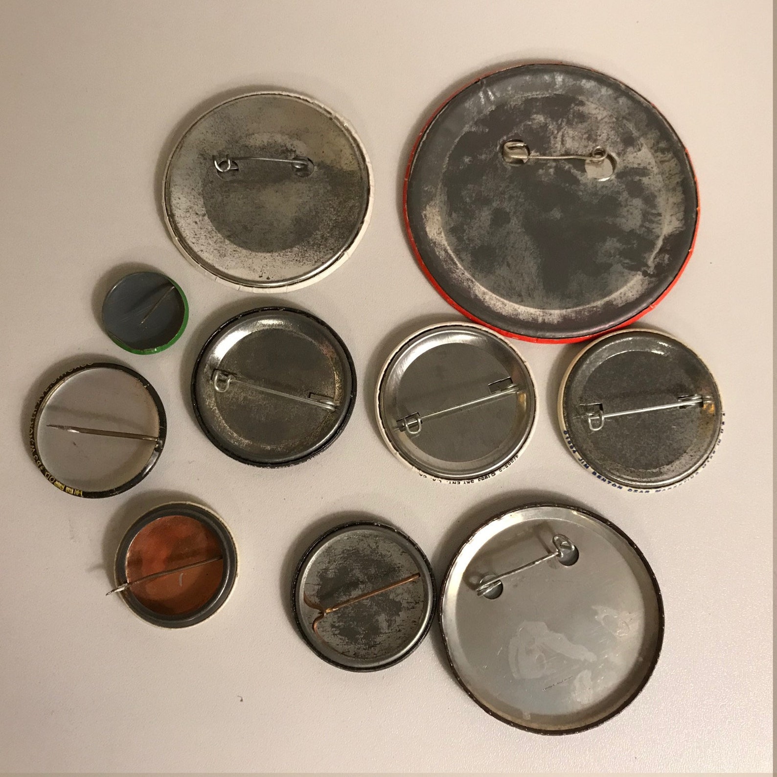 10 Funny Pinback Buttons 1980s Pins Old Cool Sarcastic Etsy