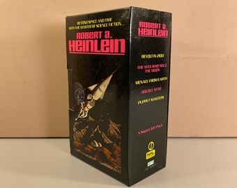 希少　Robert A. Heinlein 5冊セット　サイエンスフィクション Robert Heinlein Psychedelic Cover Art 1950s Paperback 5 Lot of
