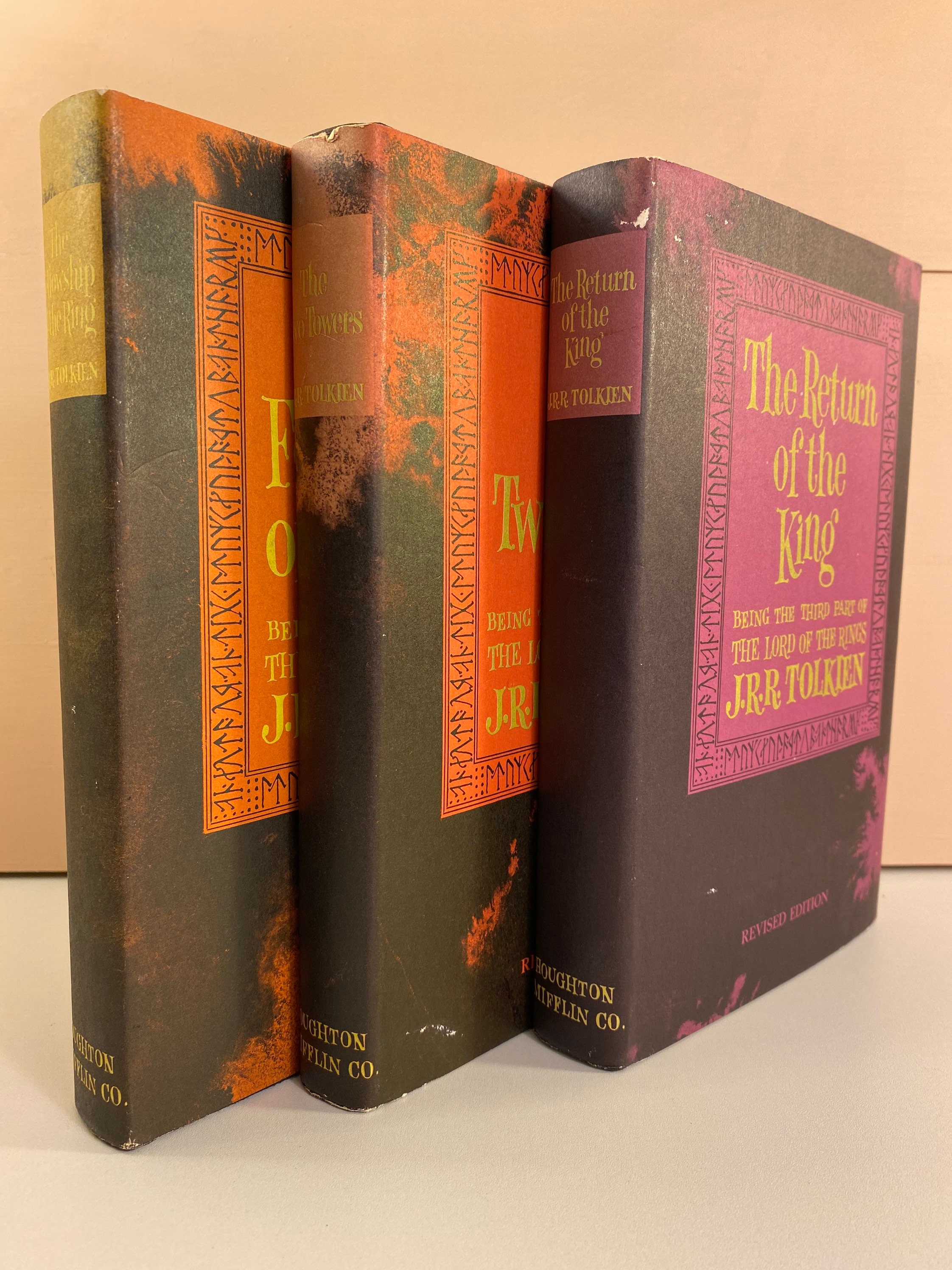 Bijou Central Dans La Trilogie De Tolkien 1966: 2nd Printing Hardback Book Box Set J.R.R. Tolkien The - Etsy France