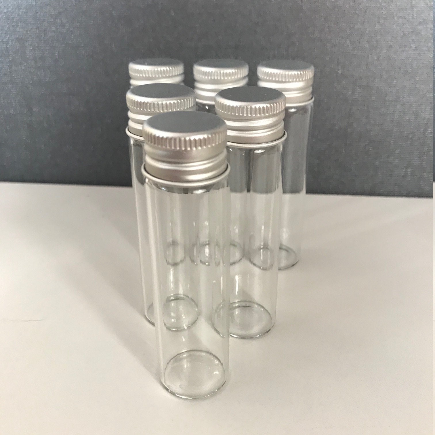 6 pack 20ml Glass Stash Jars with Lids 20 milliliters .68 fl | Etsy
