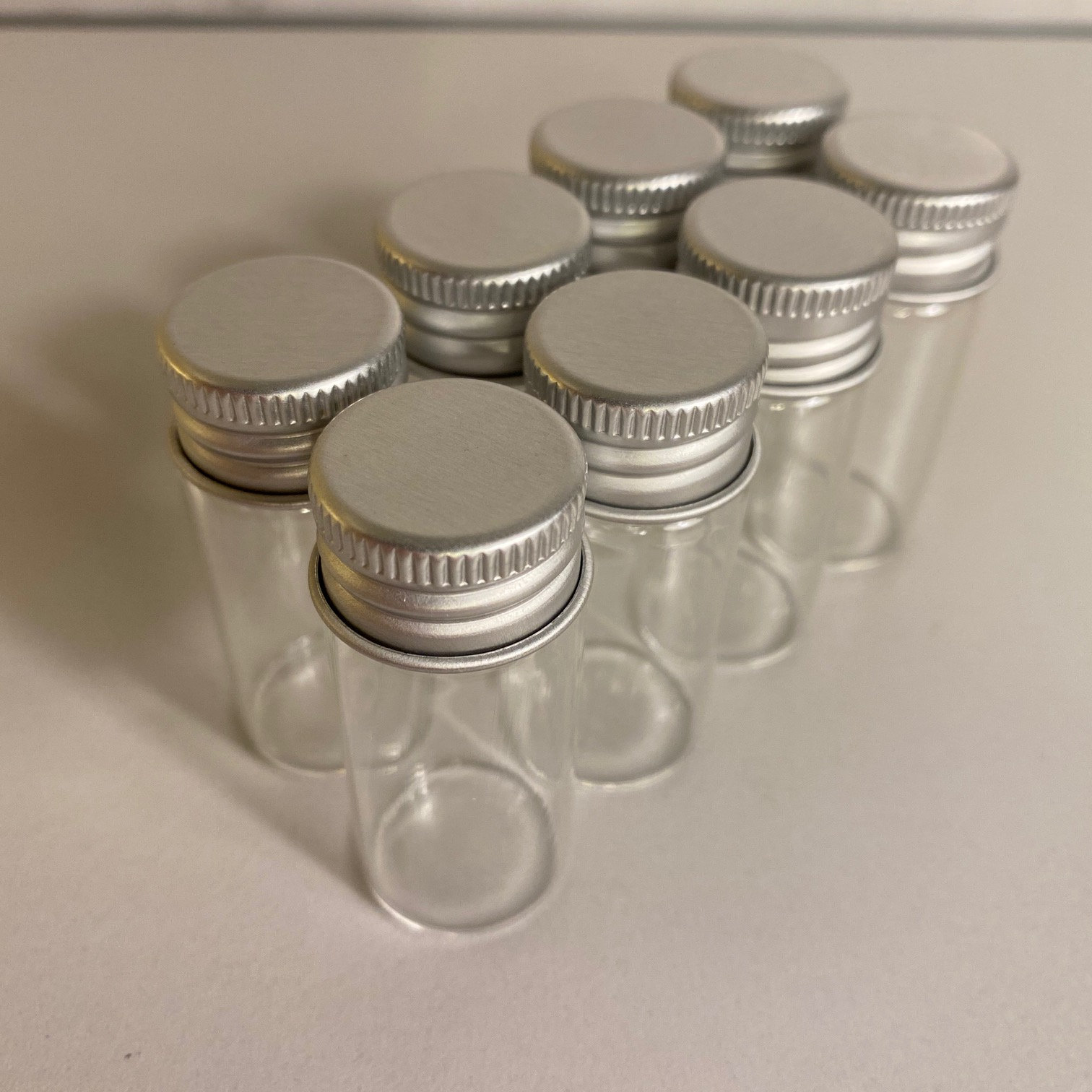 8 pack 10ml Glass Stash Jars with Lids 10 milliliters .34 fl | Etsy