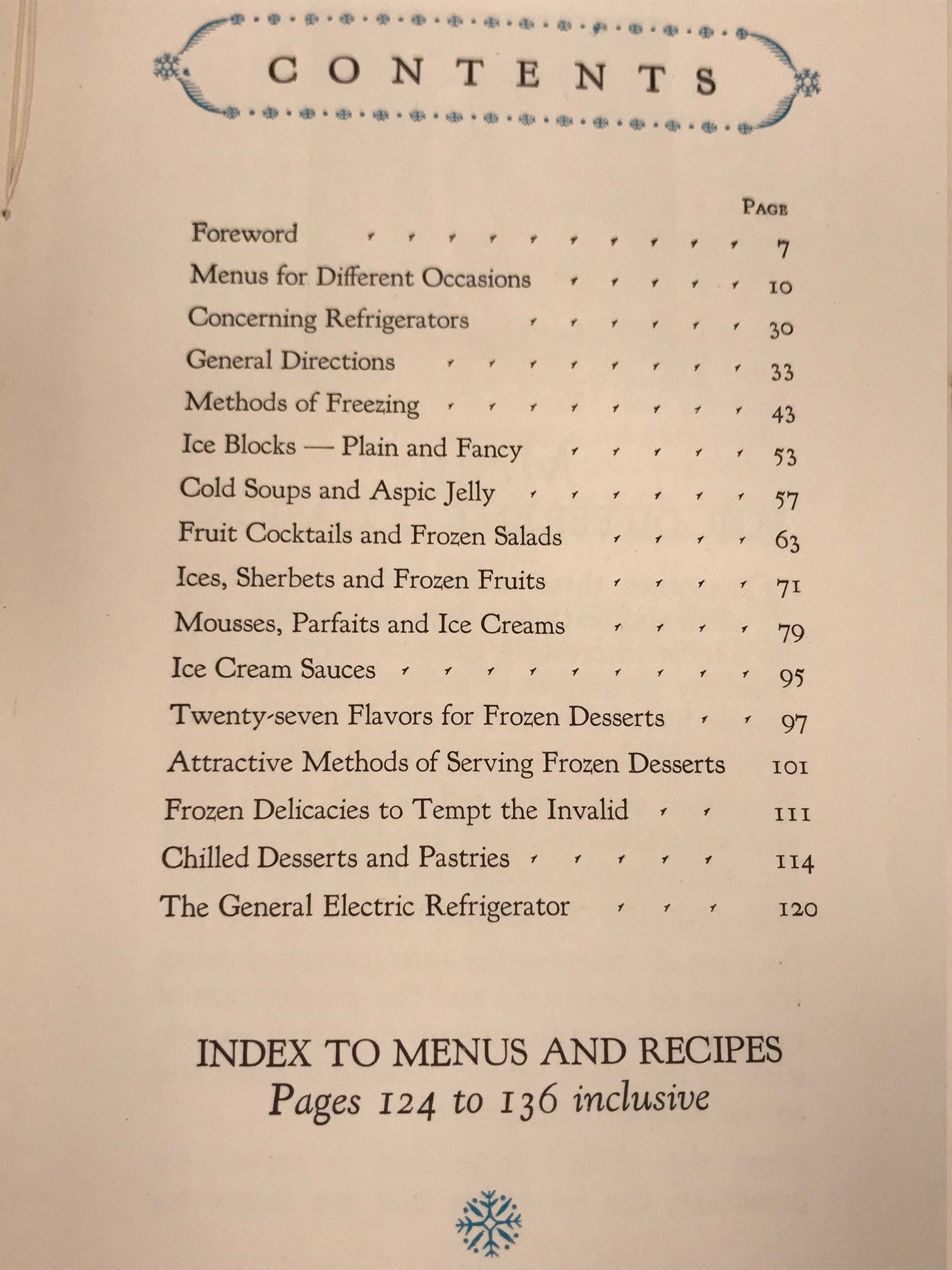1927 General Electric Refrigerator Recipes and Menus Cook Etsy