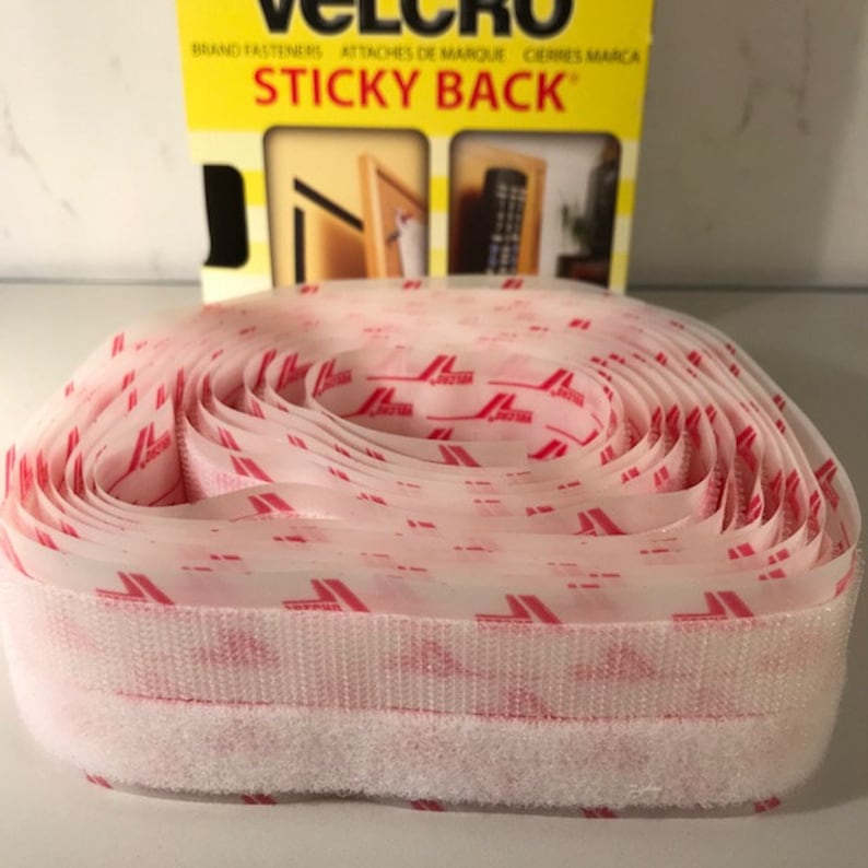 DIY Projects General Purpose Adhesive Makers Pack 34 Velcro Brand Sticky Back Home School Office Workshop White 15 ft retail pkg