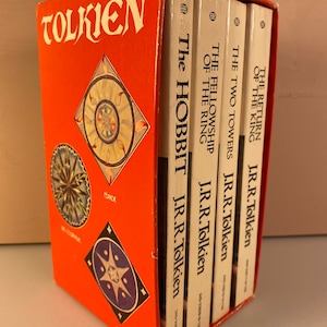 1973 Red Box Set J.R.R. Tolkien, the Hobbit and the Lord of the Rings ...