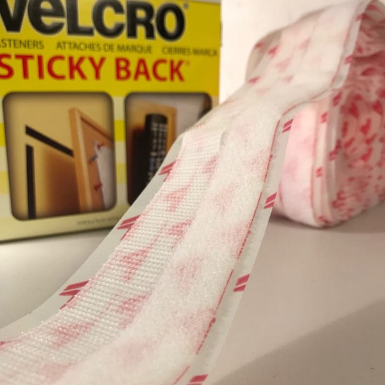 DIY Projects General Purpose Adhesive Makers Pack 34 Velcro Brand Sticky Back Home School Office Workshop White 15 ft retail pkg