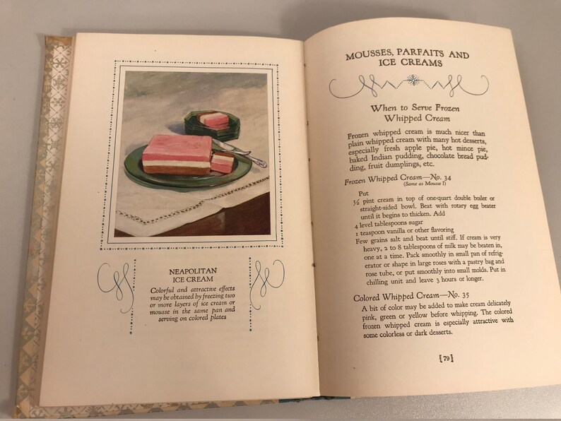 1927 General Electric Refrigerator Recipes and Menus Cook Etsy