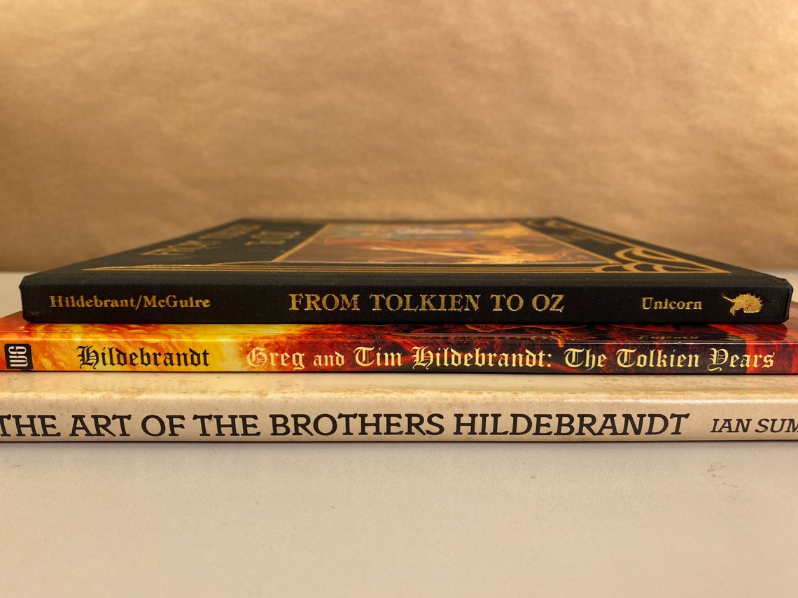 The Brothers Hildebrandt Book Bundle Tolkien Art Greg Etsy