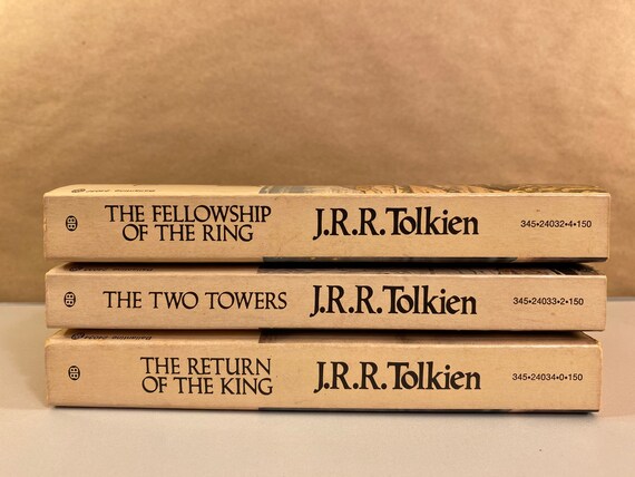 1974 UNREAD Red Box Set J.R.R. Tolkien, the Lord of the