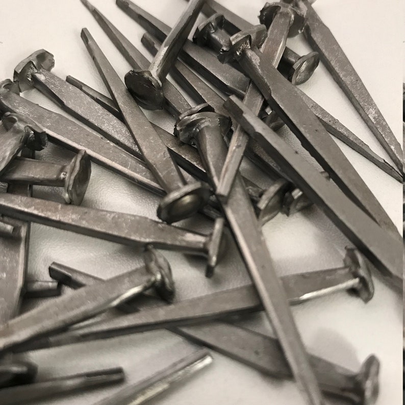 Qty 20 2 Rosehead Steel Cut Nails 6D Rose Head | Etsy