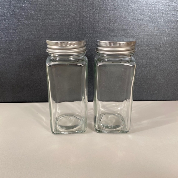 2 Pack of 4 Ounce Glass Stash Jars With Lids 4 Oz 118 Ml 