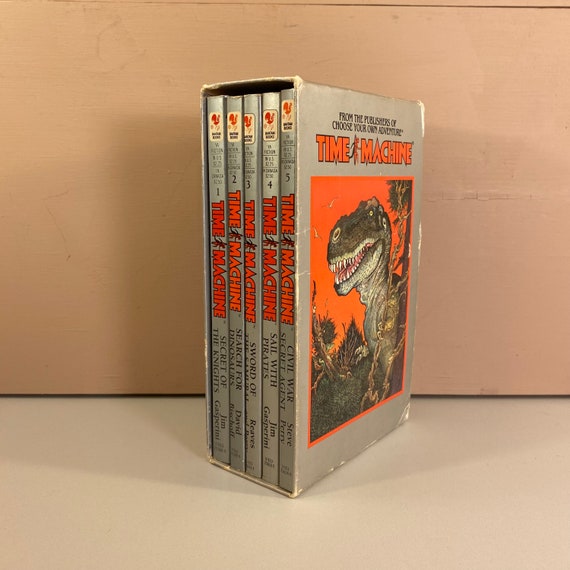 1980s Time Machine Paperback Books Boxed Set, Choose Your Own Adventure Box  Set, Time Travel Books, Young Adult Books, Free Shipping 