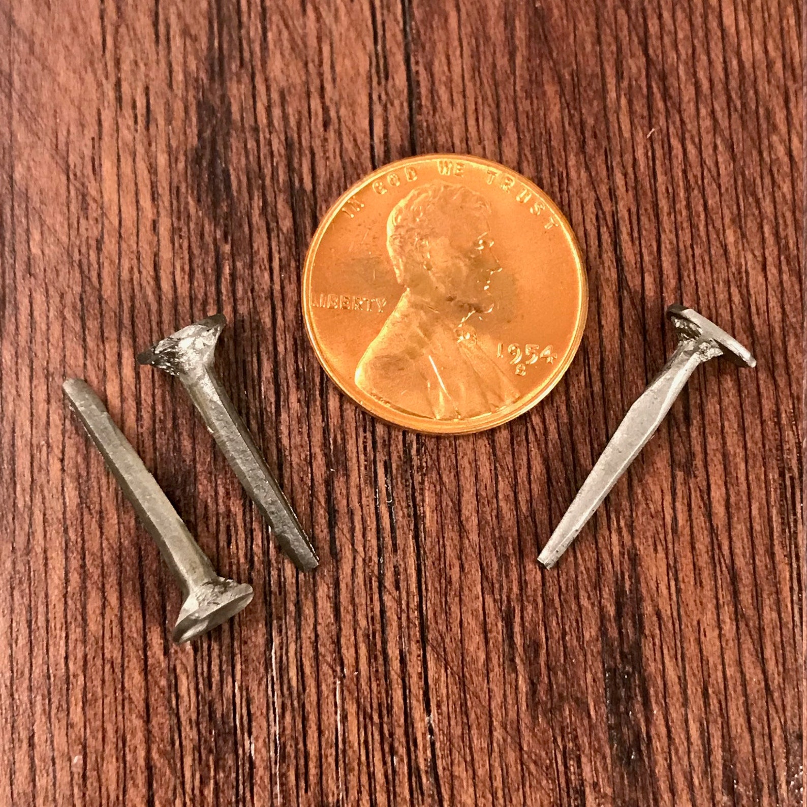 Qty 60 3/4 Clout Steel Cut Nails 3/4 Inch Nails Set | Etsy