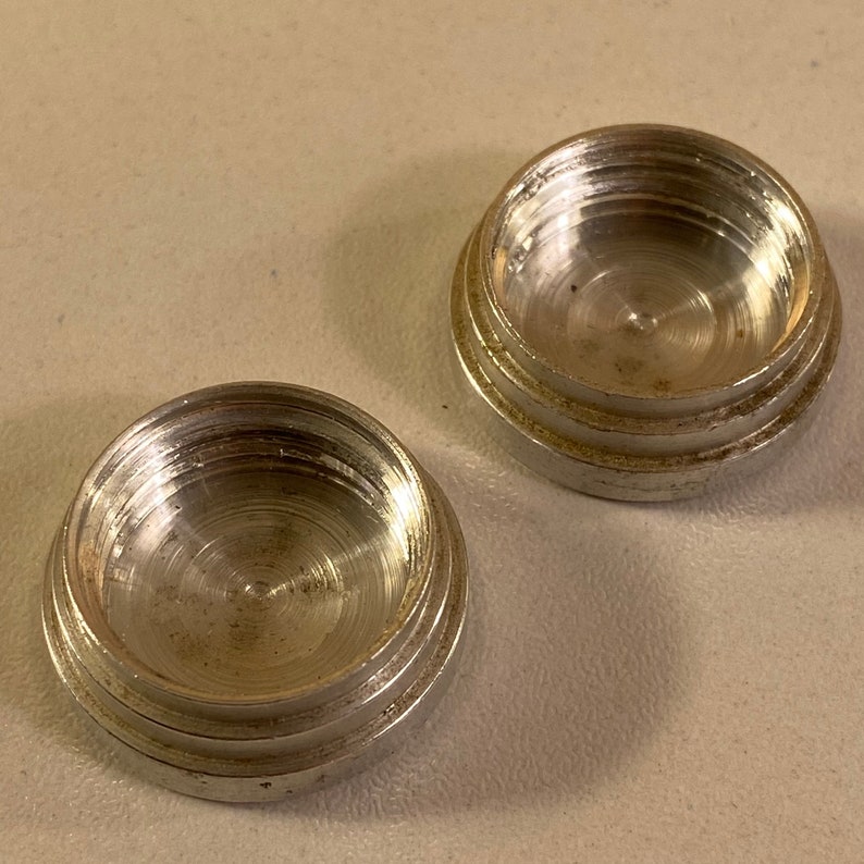 Aluminum Salt and Pepper Shakers Brunch for Two 1950s Art Etsy