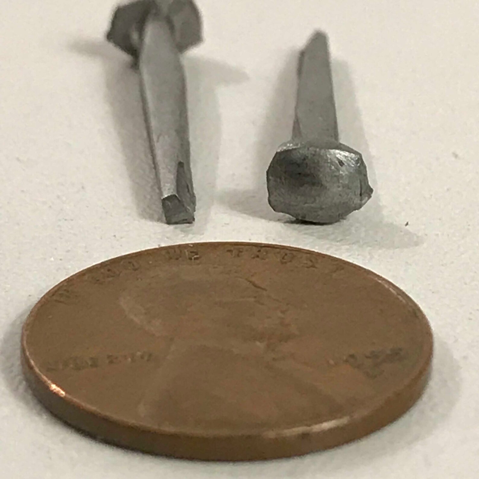 Qty 60 1 Brad Steel Cut Nails 1 Inch Nails Set of Etsy