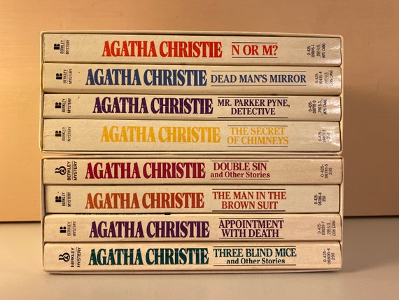 1980s TWO Agatha Christie Paperback Book Box Sets, Murder