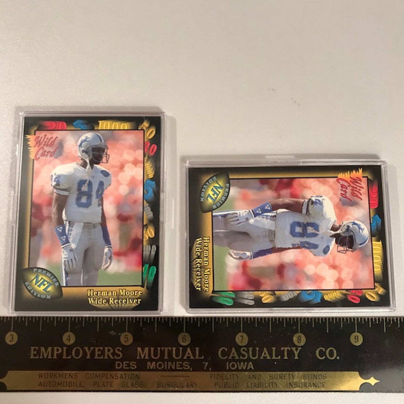 Herman Moore Rookie Card Vintage Detroit Lions Vintage NFL Etsy