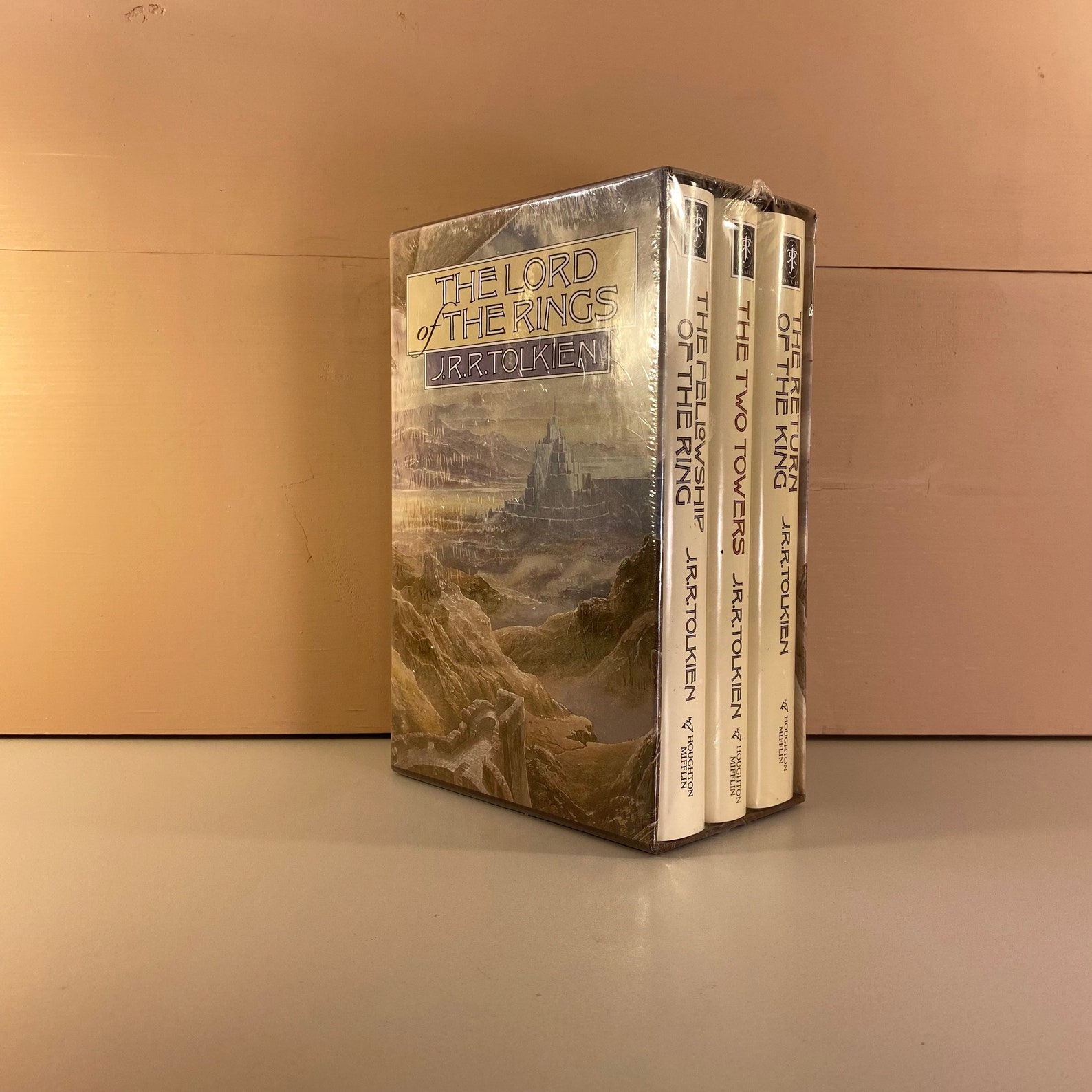1990s SEALED LOTR Hardcover Book Box Set J.R.R. Tolkien the