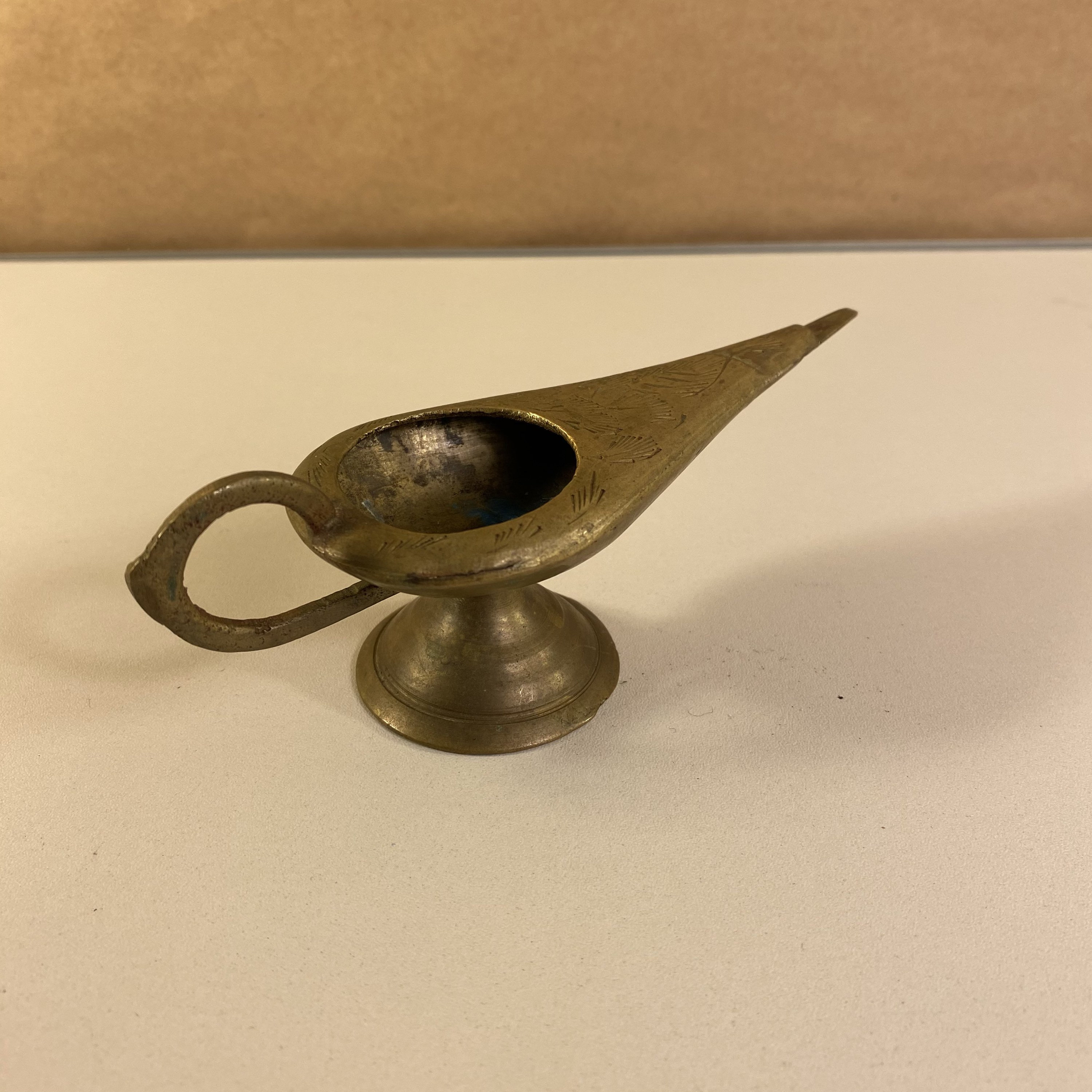 Brass Incense Genie Lamp, Unique Incense Burner, India Brass