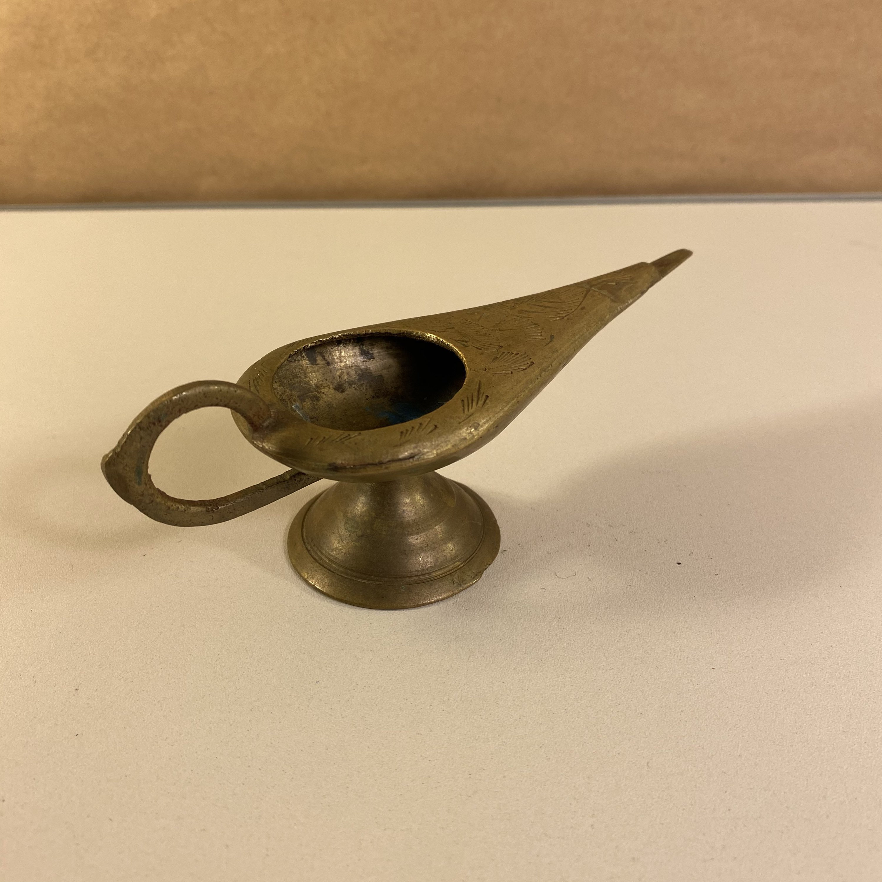 Brass genie sale lamp incense burner