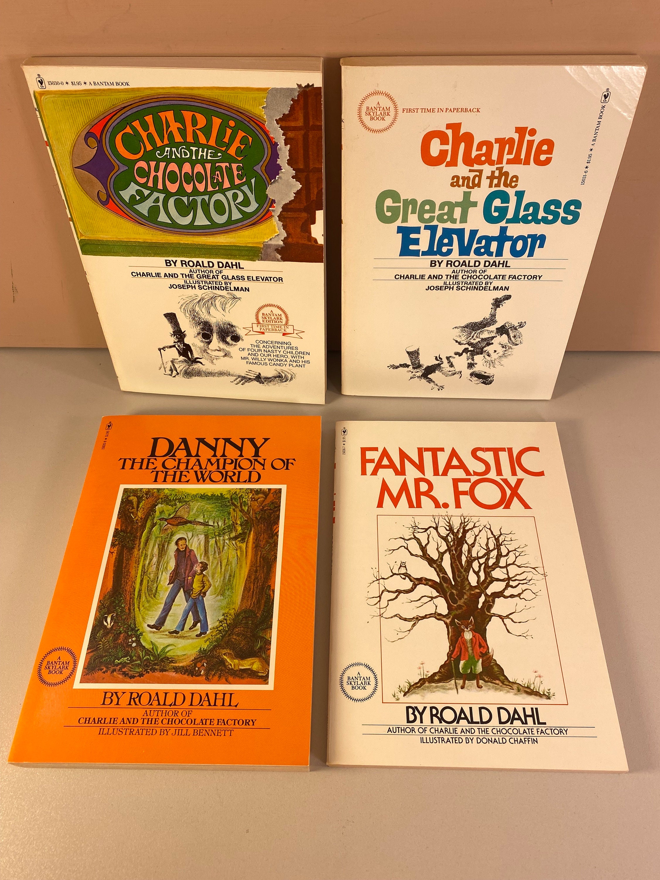 1970s UNREAD Box Set Roald Dahl Paperback Books Set, Very
