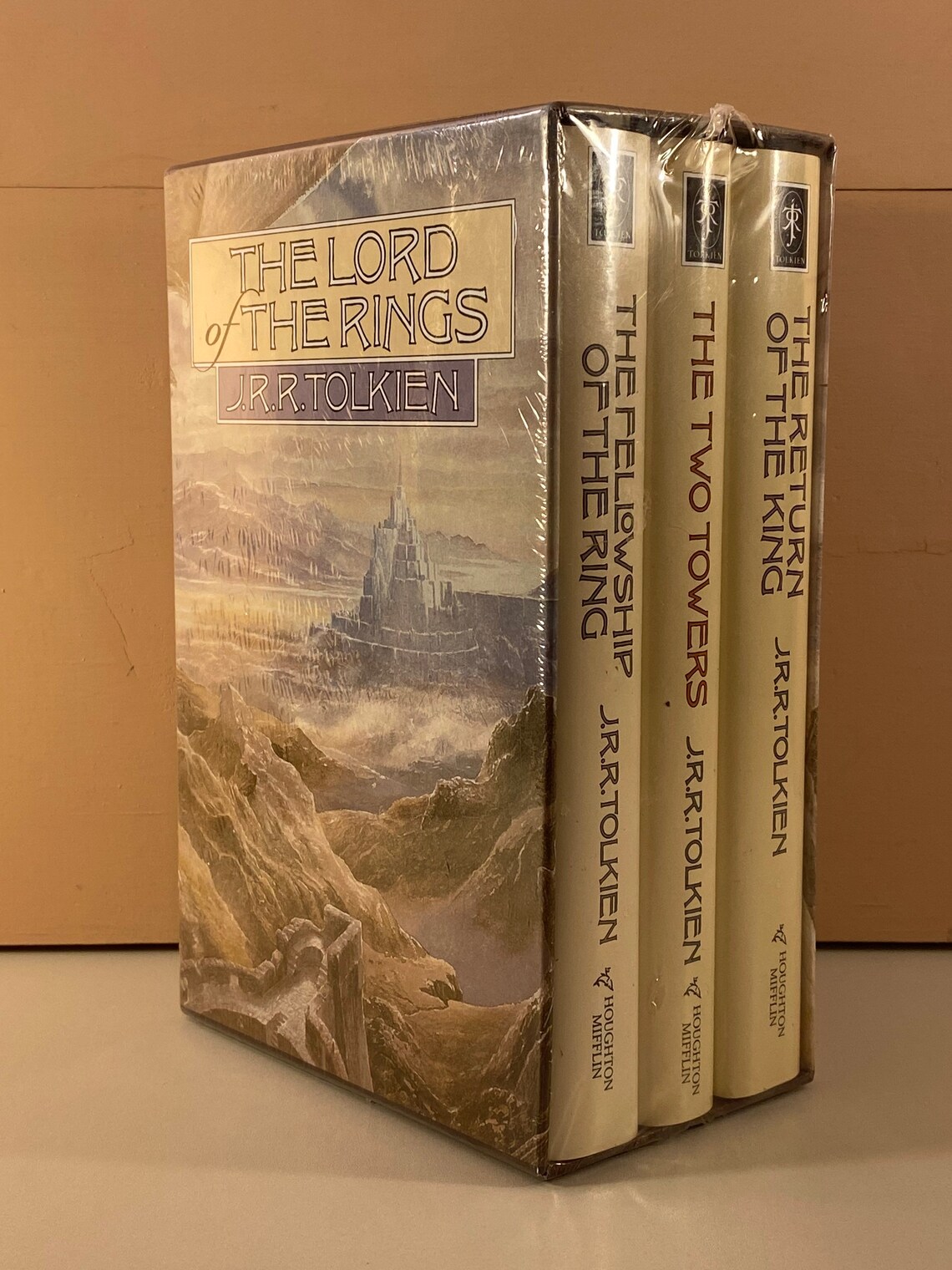 1990s SEALED LOTR Hardcover Book Box Set J.R.R. Tolkien the