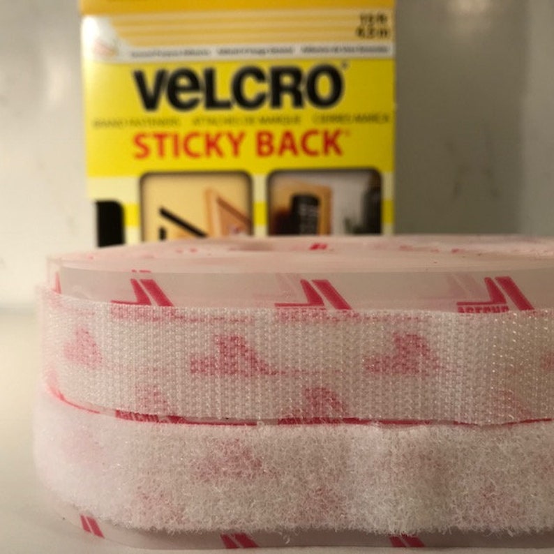 DIY Projects General Purpose Adhesive Makers Pack 34 Velcro Brand Sticky Back Home School Office Workshop White 15 ft retail pkg
