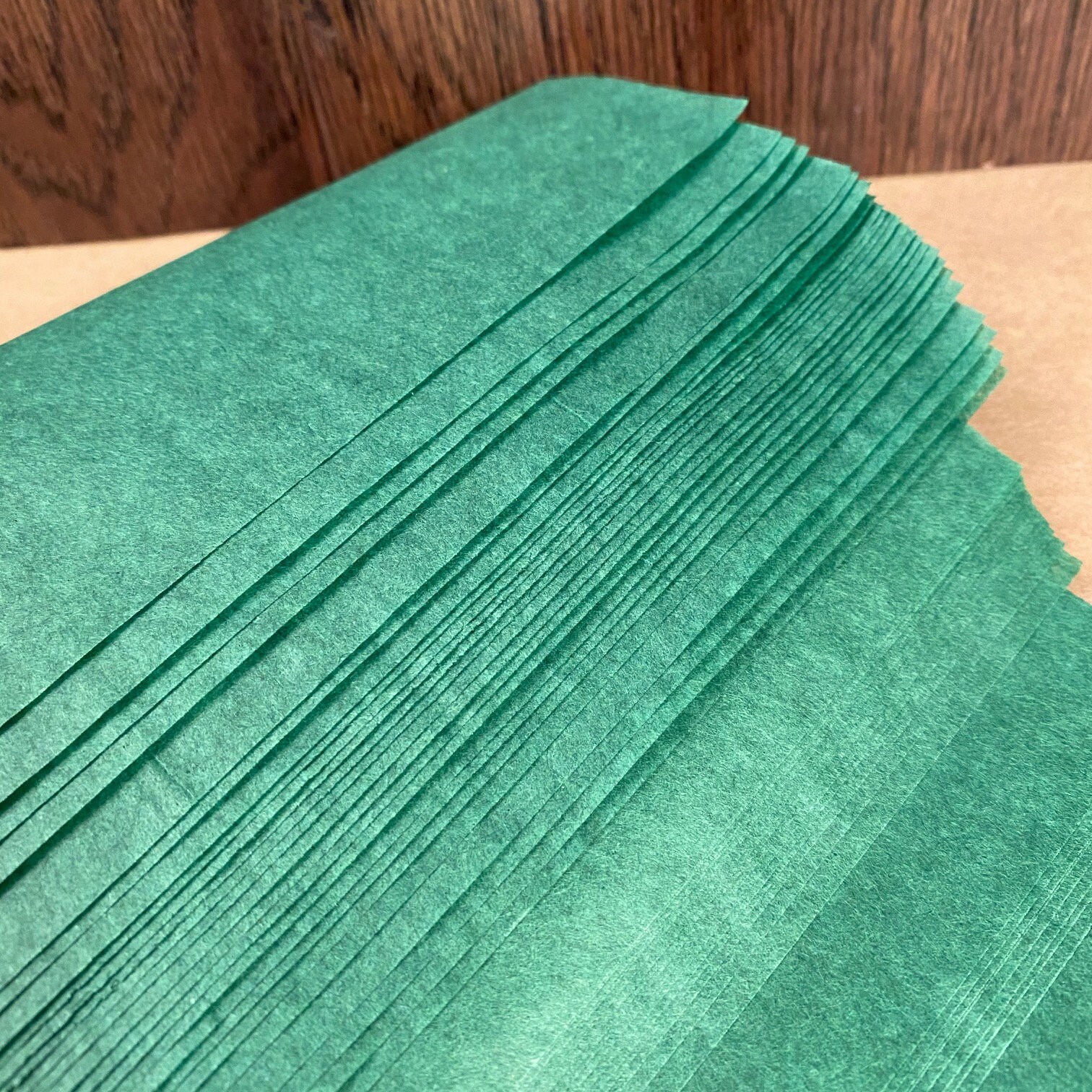 Made in USA Tissue Paper Green 24 Sheets 20 X 30 Inch Eco Etsy
