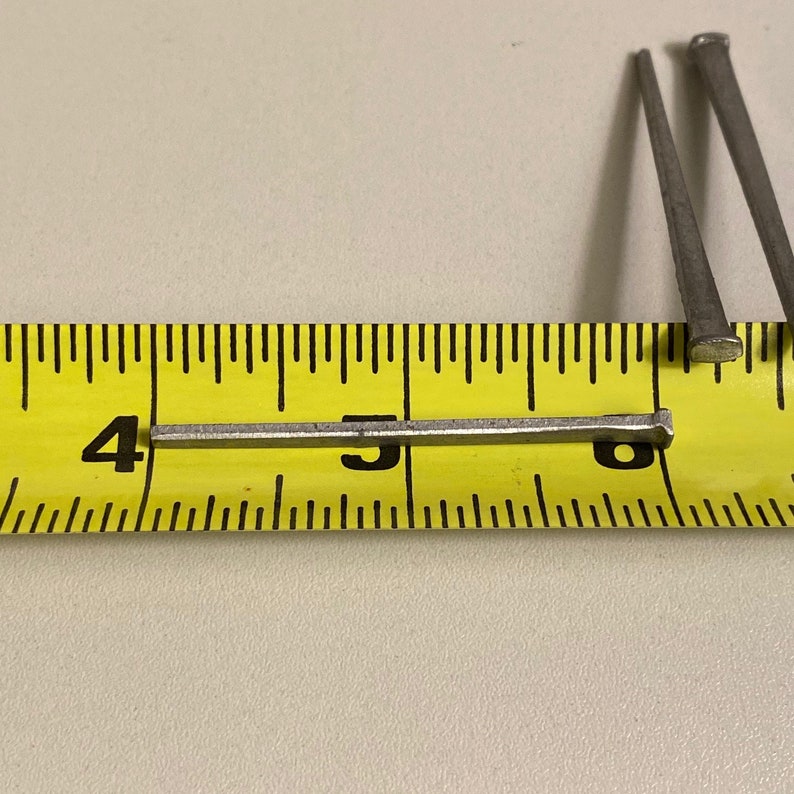 Qty 30 2 Fine Finish Steel Cut Nails Two Inch Nails Etsy
