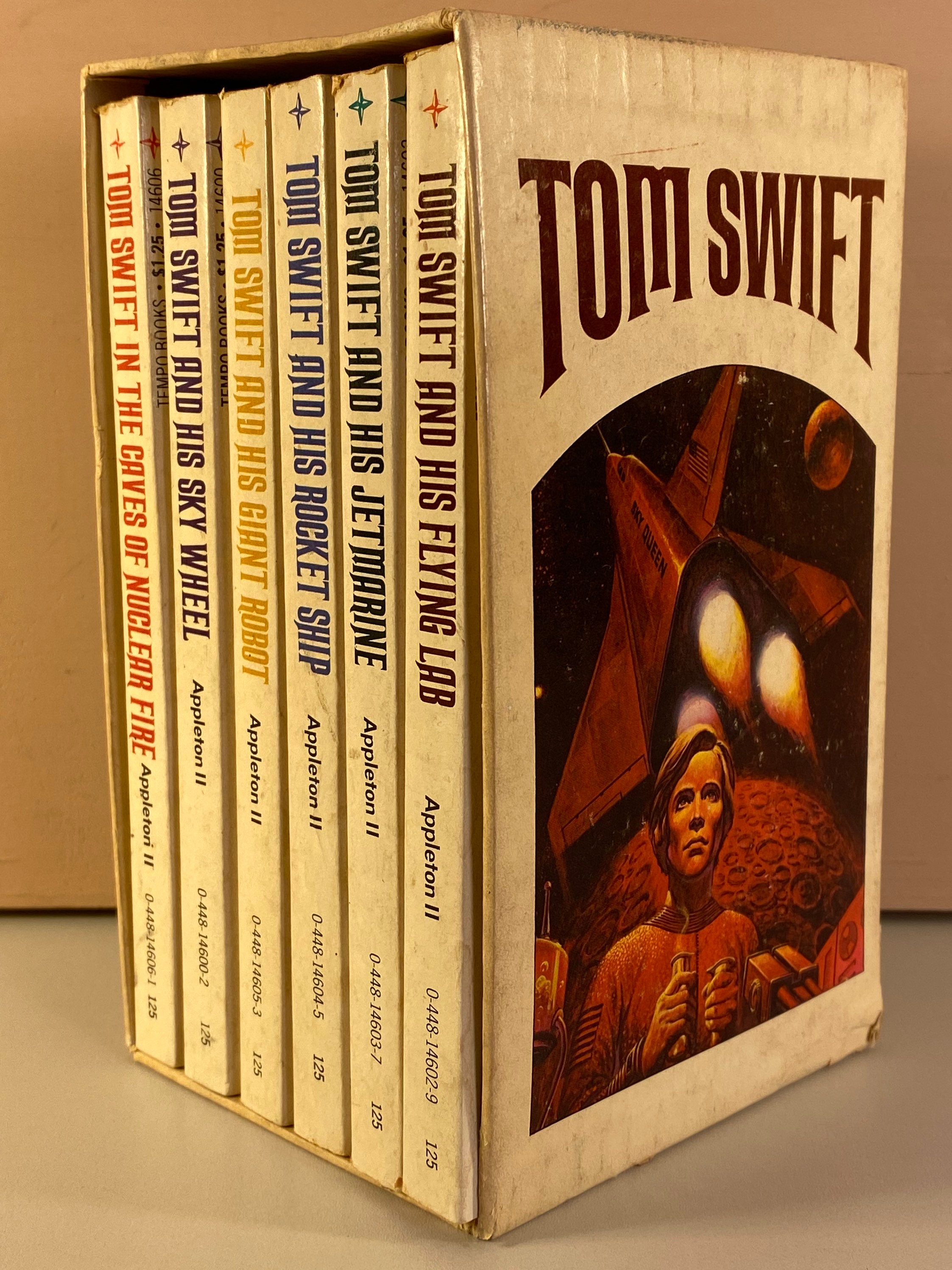 Victor Appleton 1977 UNREAD Tom Swift Box Set, Victor Appleton II Paperback Book Set ...