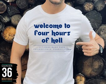 Four Hours of Hell | Philadelphia Phillies | Quote Unisex T-Shirt