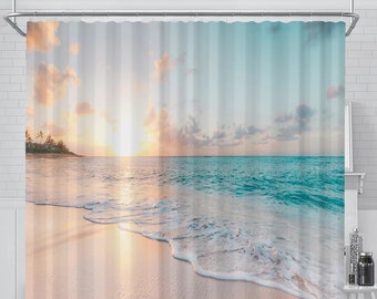 Shower on sale curtains beach