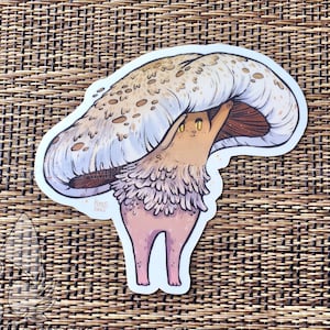 Forest Fae - Portobello Fungkin Clear Vinyl Sticker