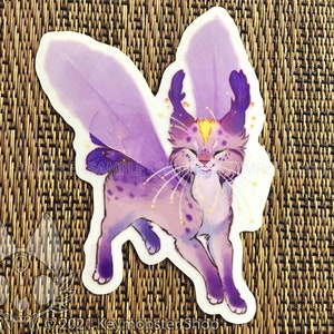 Forest Fae - Iris Pixiebob Clear Vinyl Sticker