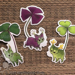 Botanicats - Oxalis Kittens Vinyl Stickers