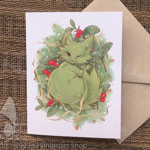 Mossy Nest - Pacote com 4 cartões de felicitações para o feriado