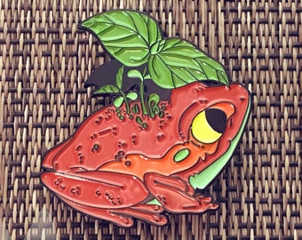 Sprouts - Bean the Frog Enamel Pin B Grade