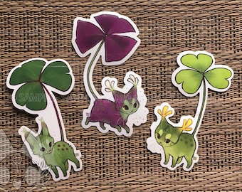 Botanicats - Oxalis Kittens Vinyl Stickers