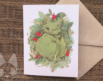 Mossy Nest - Holiday Greeting Card 4 Pack