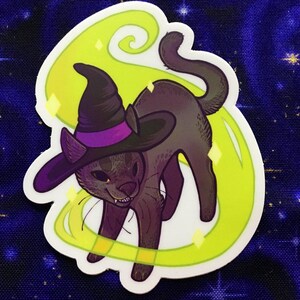 Black Cat Magic-vinylsticker *laatste kans*