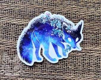 Pegatina de vinilo Fox Whisp